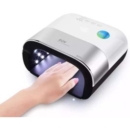 Lámpara 2-1 Led Uv Smart Secador Uñas 48w Manicure Sun3