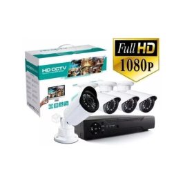 Kit Cctv 4 Canales Full Ahd 1080p P2p Seguridad / Eshopviña