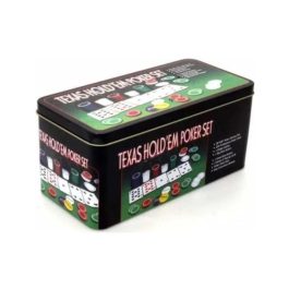 Set Poker 200 Fichas +paño Black Jack Texas Holdem/eshopviña