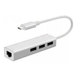 Adaptador Hub Usb-c Ethernet Red Lan Rj45 3 Usb 3.0/2.0 Fast